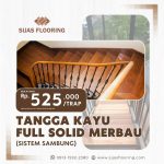 Tangga Kayu Full Solid Merbau, Pilihan Terbaik?